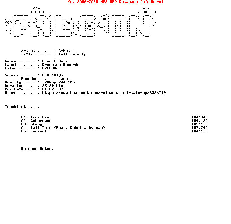 C-Netik-Tall_Tale_Ep-(DRE0006)-WEB-2021-FALCON
