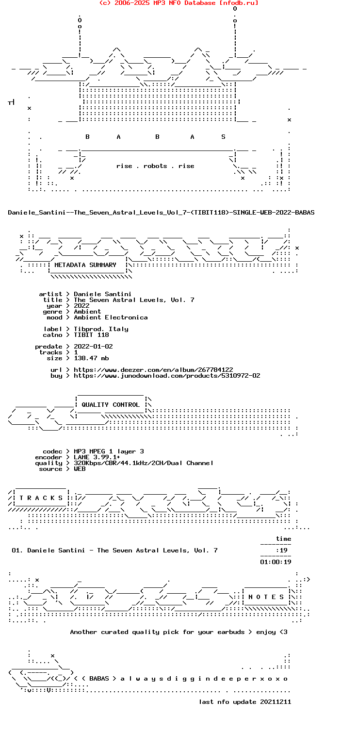 Daniele_Santini--The_Seven_Astral_Levels_Vol_7-(TIBIT118)-Single-WEB-2022-BABAS