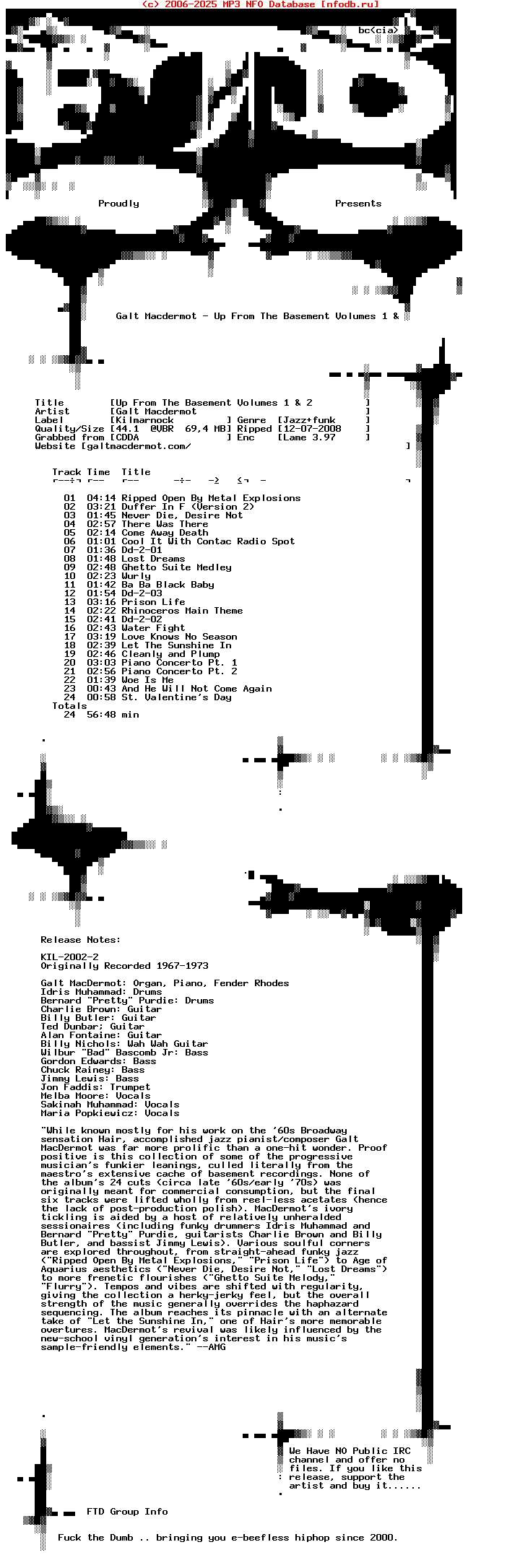 Galt_Macdermot-Up_From_The_Basement_Volumes_1_And_2-2003-FTD