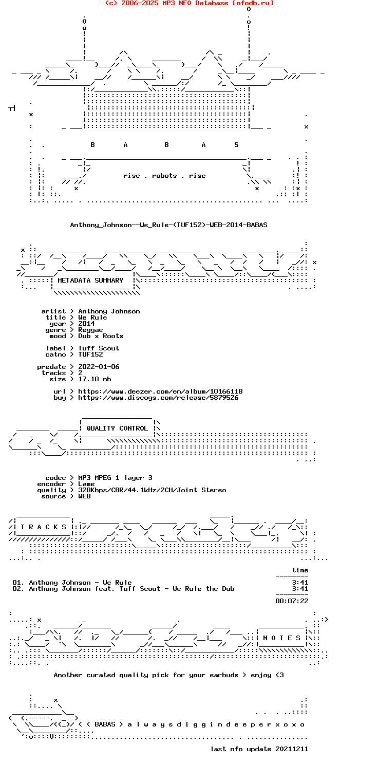 Anthony_Johnson--We_Rule-(TUF152)-WEB-2014-BABAS