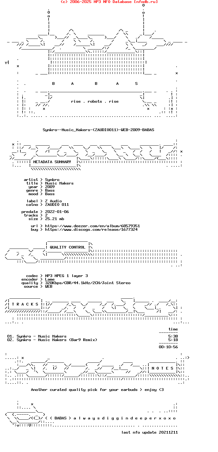 Synkro--Music_Makers-(ZAUDIO011)-WEB-2009-BABAS