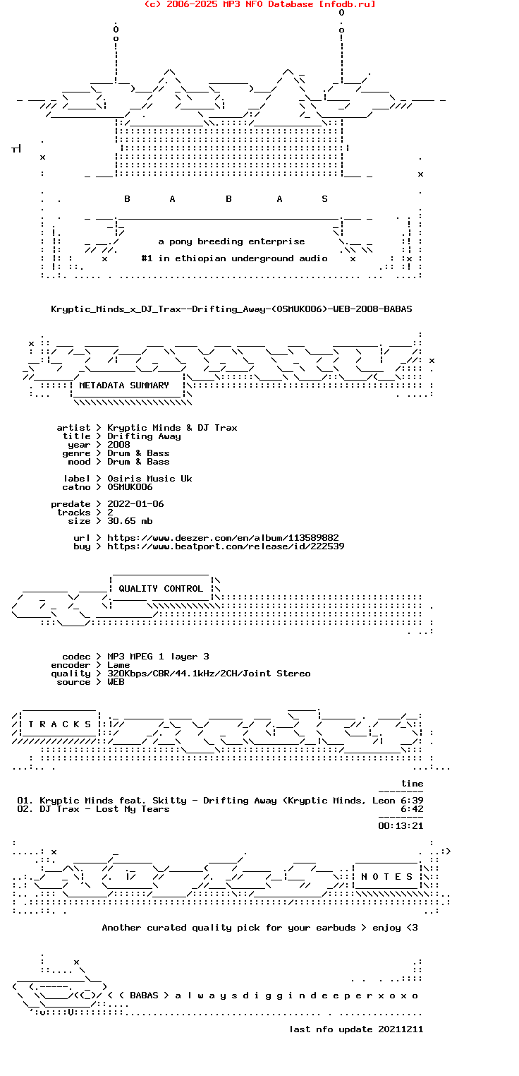 Kryptic_Minds_X_Dj_Trax--Drifting_Away-(OSMUK006)-WEB-2008-BABAS