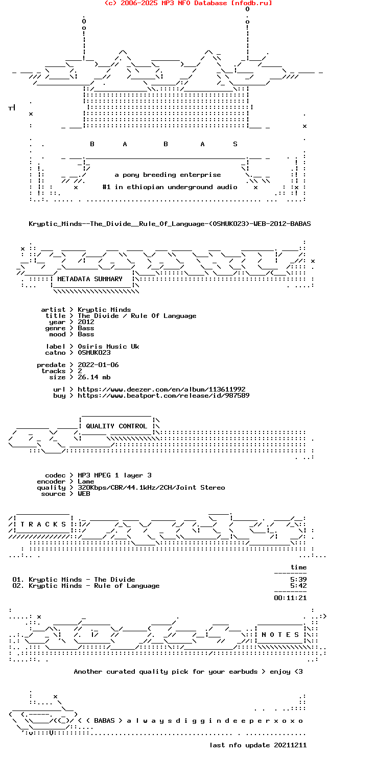 Kryptic_Minds--The_Divide__Rule_Of_Language-(OSMUK023)-WEB-2012-BABAS