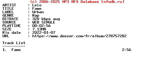 Leio-Fame-Single-WEB-FR-2022-Guests