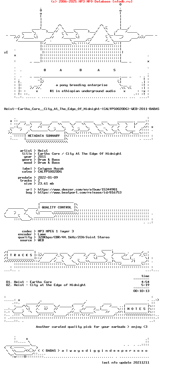 Heist--Earths_Core__City_At_The_Edge_Of_Midnight-(CALYPSO020DG)-WEB-2011-BABAS