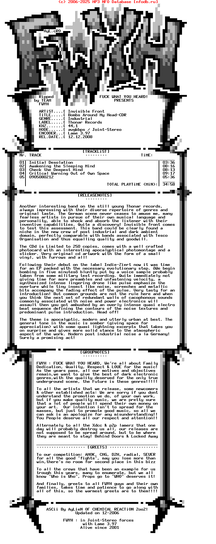 Invisible_Front-Bombs_Around_My_Head-CDR-Limited_Edition-2008