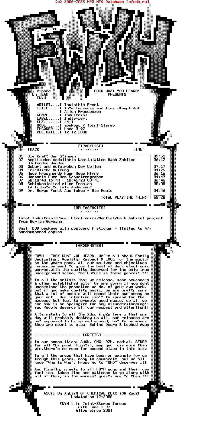 Invisible_Front-Interferences_And_Time_(KAMPF_AUF_ALLEN_FREQUENZEN)-Limited_Edition-2008