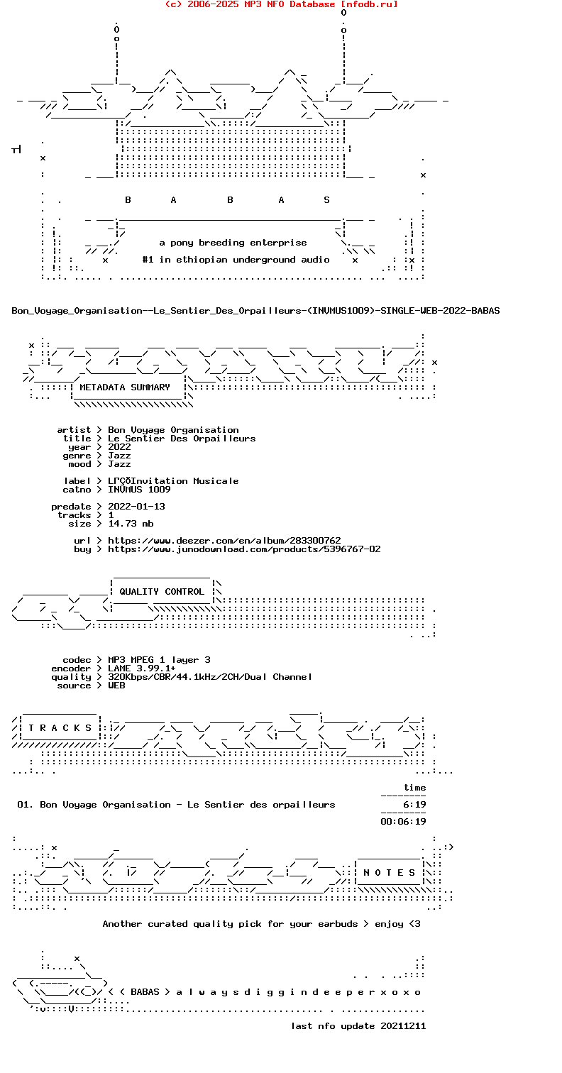 Bon_Voyage_Organisation--Le_Sentier_Des_Orpailleurs-(INVMUS1009)-Single-WEB-2022-BABAS