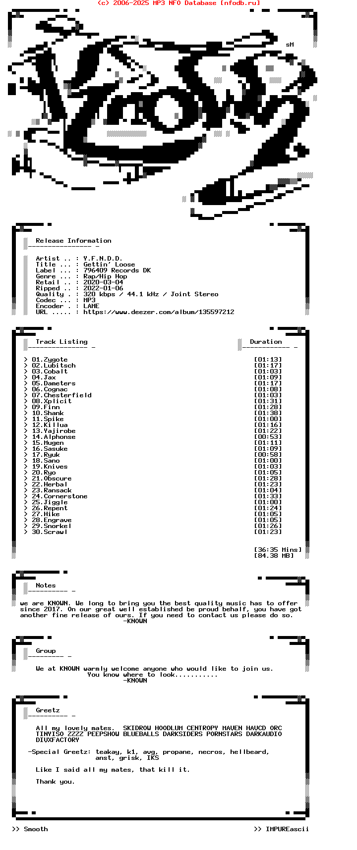 Y.F.N.D.D.-Gettin_Loose-WEB-2020-Known