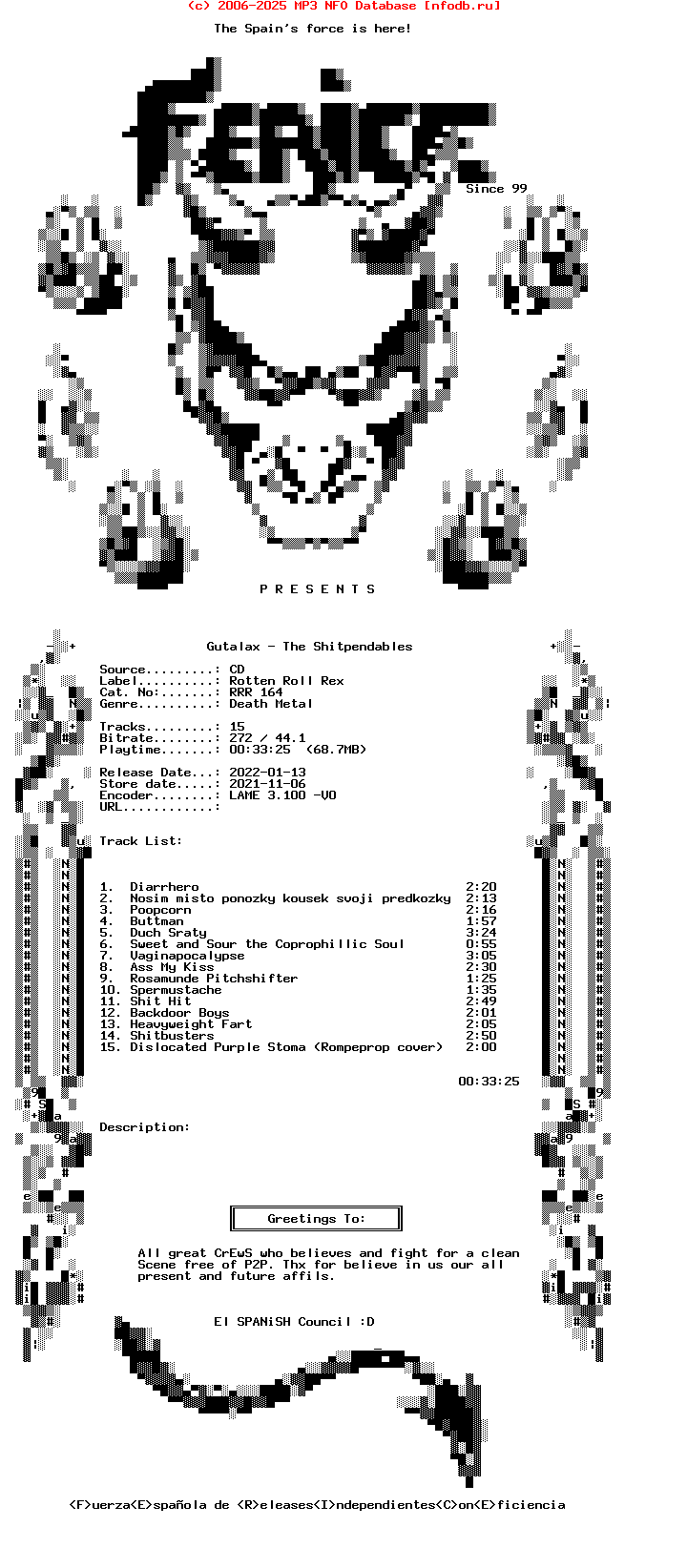 Gutalax-The_Shitpendables-(RRR_164)-CD-2021