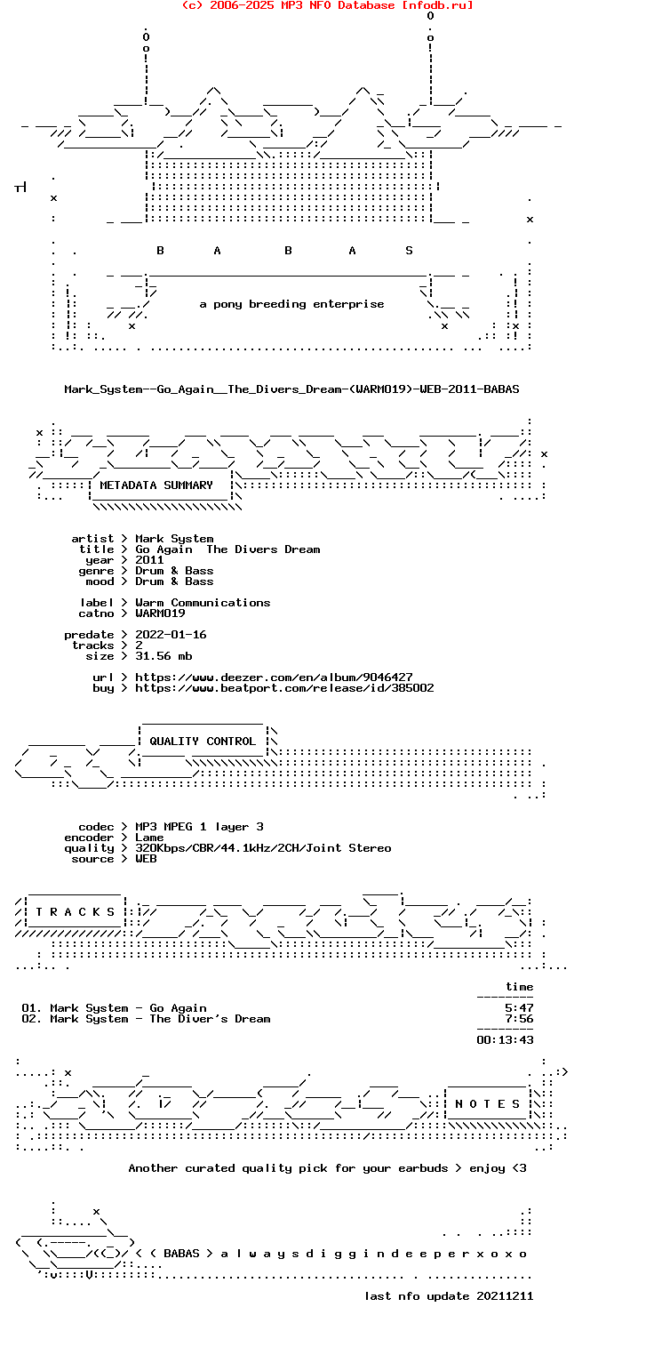 Mark_System--Go_Again__The_Divers_Dream-(WARM019)-WEB-2011-BABAS