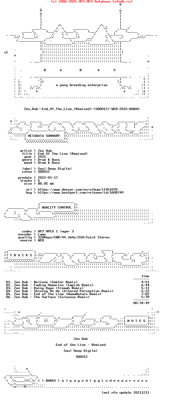 Zen_Dub--End_Of_The_Line_(REMIXED)-(SDD012)-WEB-2015-BABAS