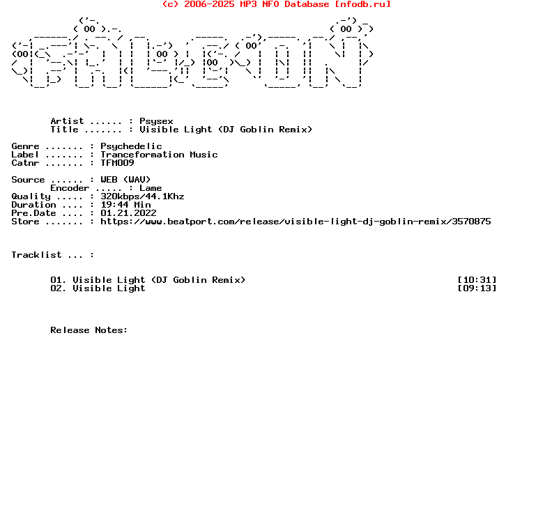 Psysex-Visible_Light_Dj_Goblin_Remix-(TFM009)-WEB-2022-FALCON