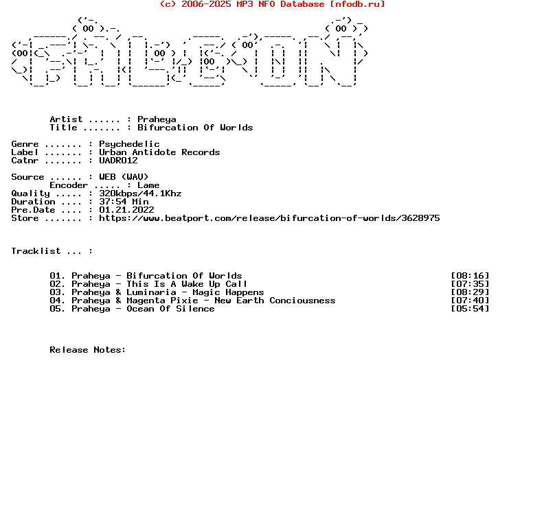 Praheya-Bifurcation_Of_Worlds-(UADR012)-WEB-2022-FALCON