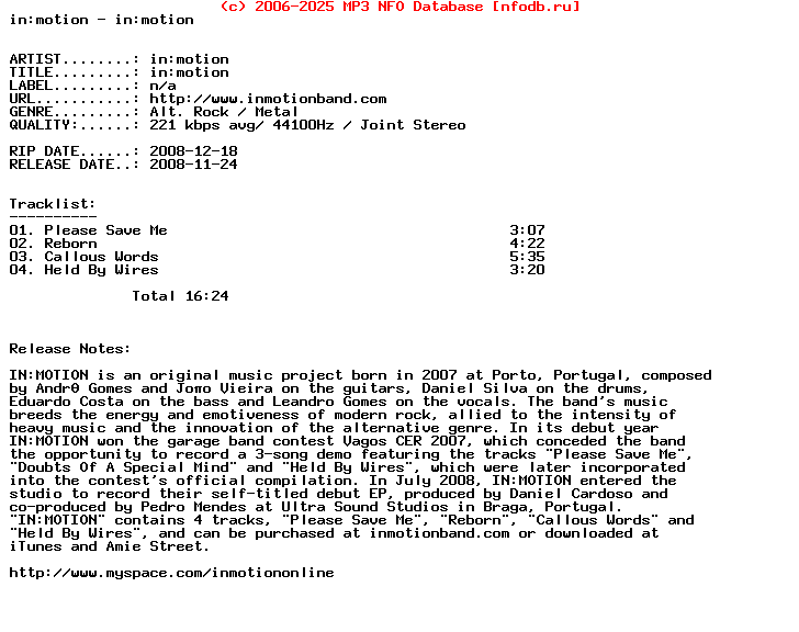 Inmotion-Inmotion-(EP)-2008