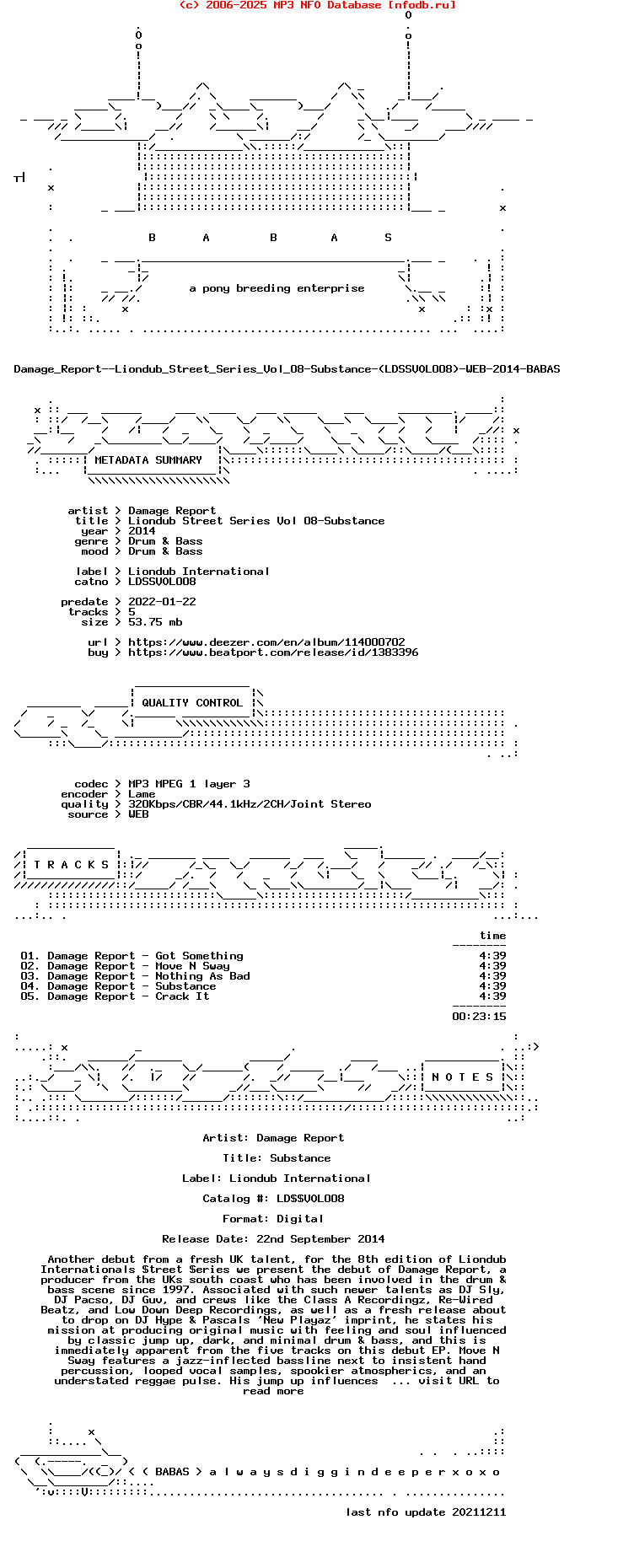 Damage_Report--Liondub_Street_Series_Vol_08-Substance-(LDSSVOL008)-WEB-2014-BABAS