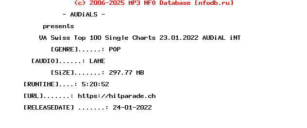 VA-Swiss_Top_100_Single_Charts_23.01.2022-Audial_Int