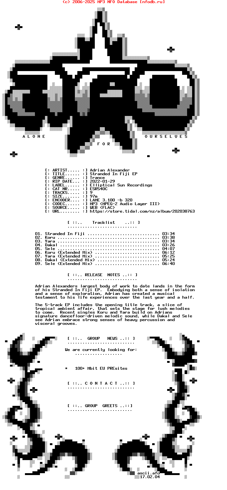 Adrian_Alexander-Stranded_In_Fiji_Ep-(ESR540C)-WEB-2021