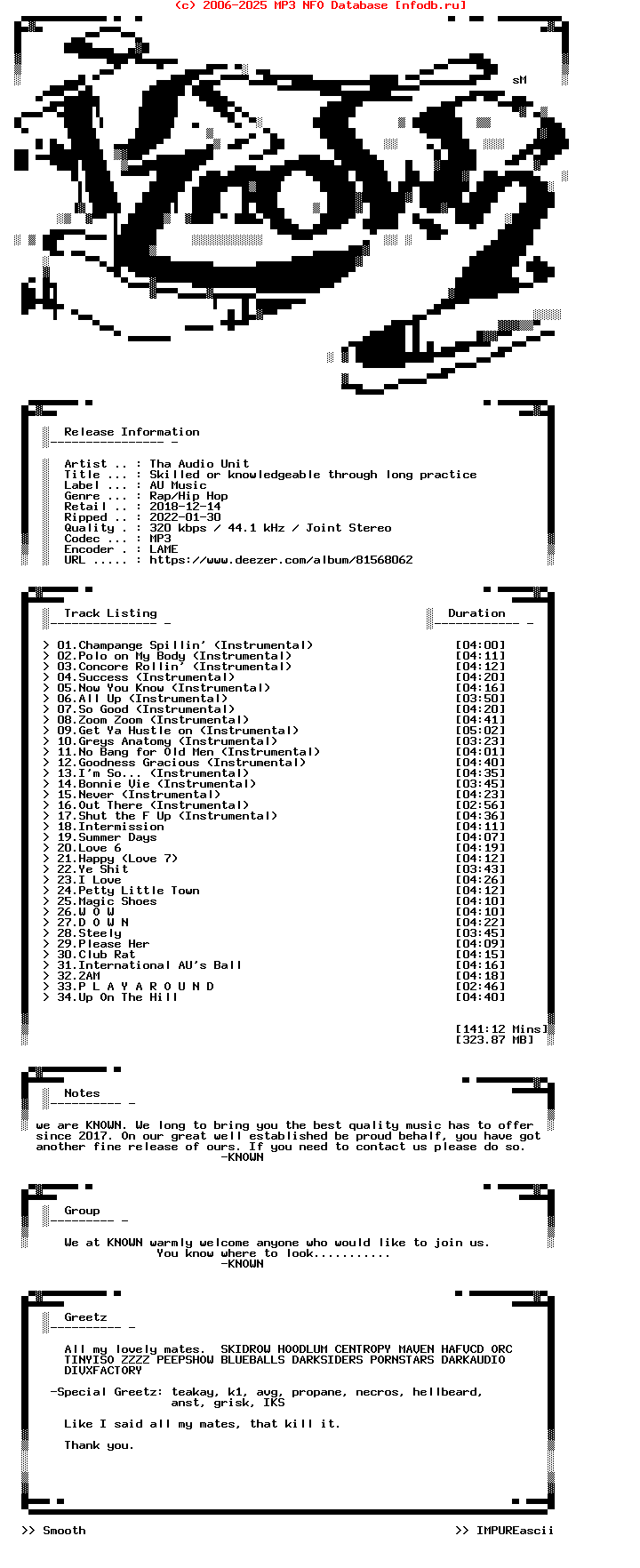 Tha_Audio_Unit-Skilled_Or_Knowledgeable_Through_Long_Practice-WEB-2018