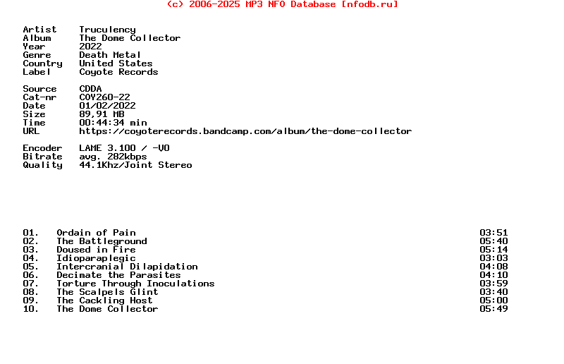 Truculency-The_Dome_Collector-CD-2022