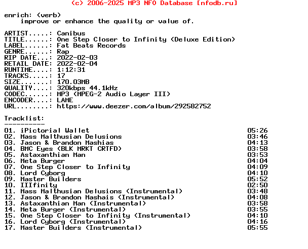 Canibus-One_Step_Closer_To_Infinity_(DELUXE_EDITION)-WEB-2022