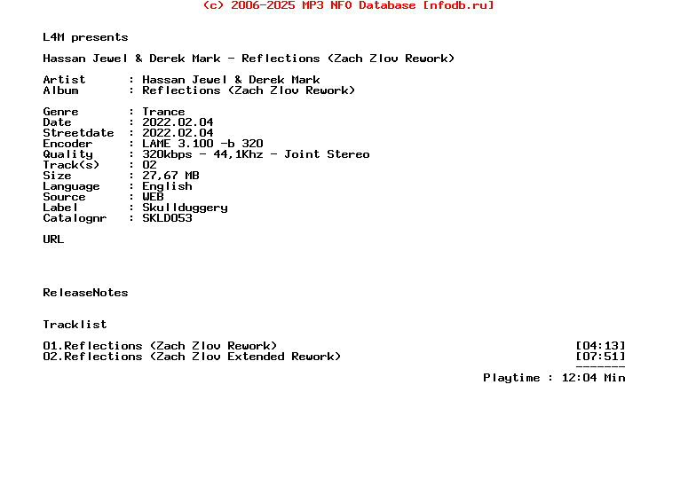 Hassan_Jewel_And_Derek_Mark_-_Reflections_(ZACH_ZLOV_REWORK)-(SKLD053)-WEB-2022