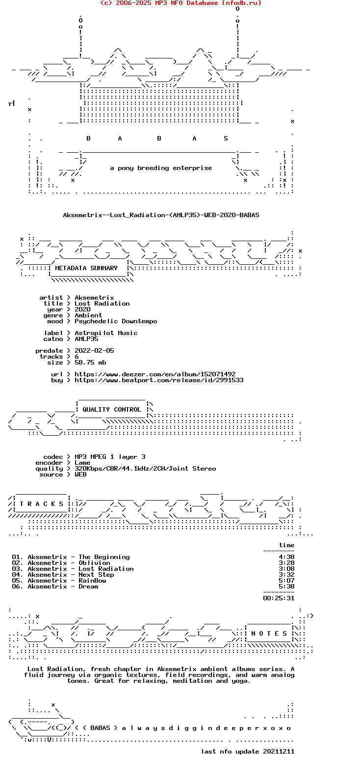 Aksemetrix--Lost_Radiation-(AMLP35)-WEB-2020-BABAS