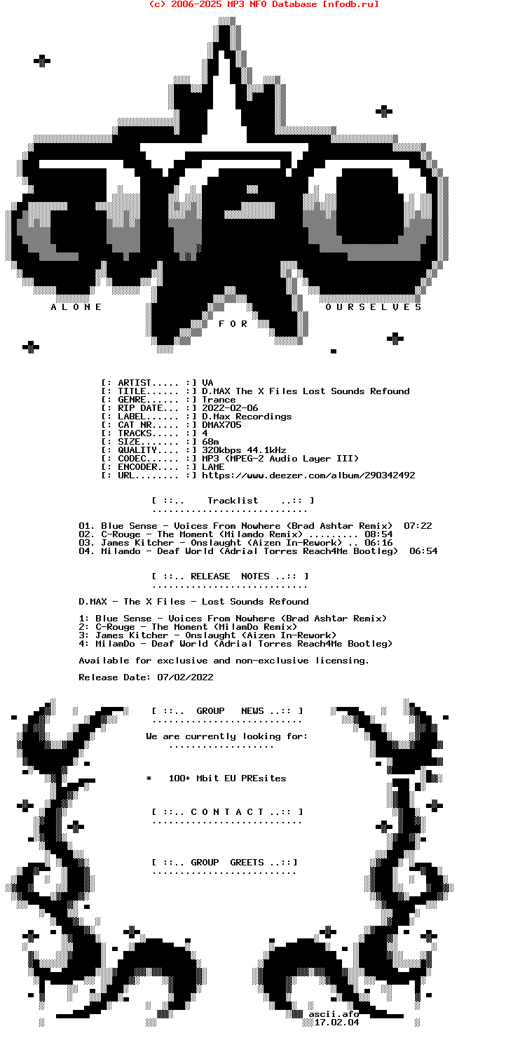 VA-D.Max_The_X_Files_Lost_Sounds_Refound-(DMAX705)-WEB-2022