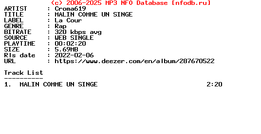 Croma619-Malin_Comme_Un_Singe-Single-WEB-FR-2022-Guests