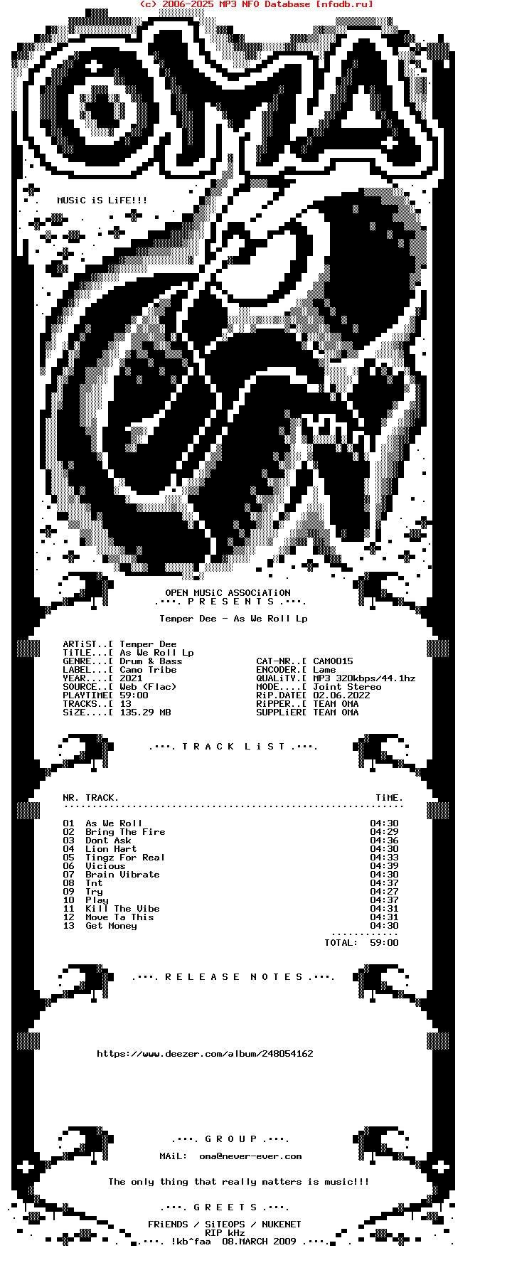 Temper_Dee--As_We_Roll_Lp-(CAMO015)-WEB-2021-OMA