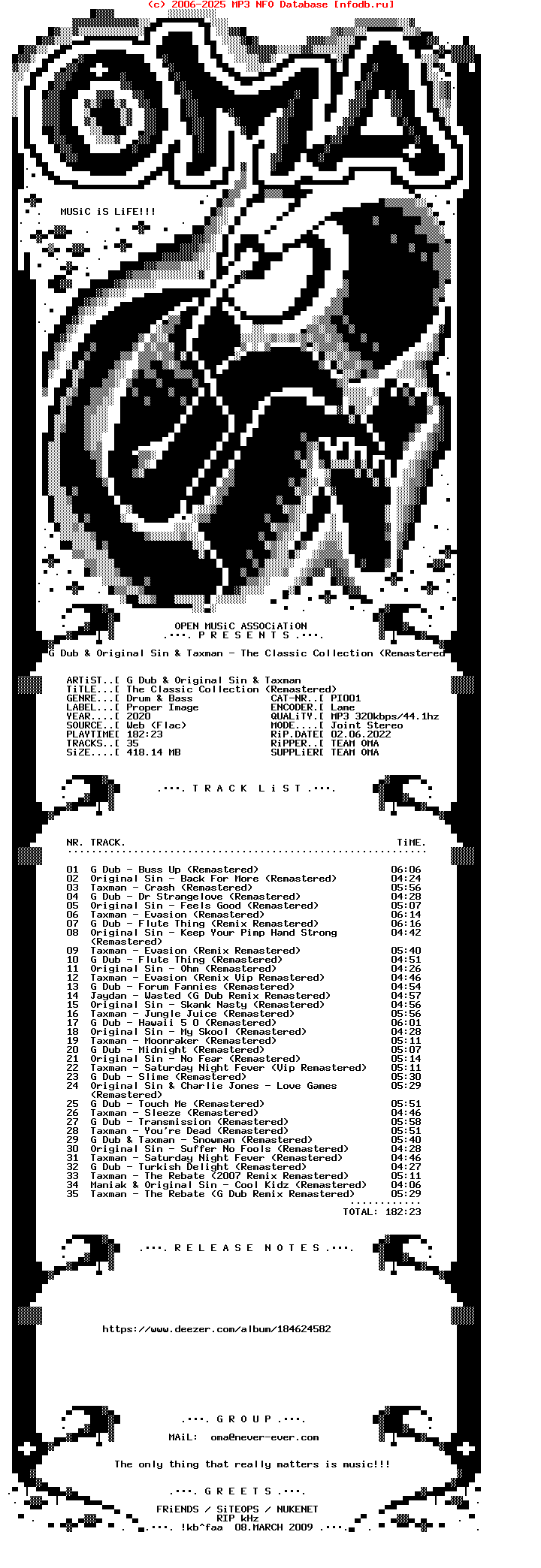 G_Dub_And_Original_Sin_And_Taxman--The_Classic_Collection_(REMASTERED)-(PI001)-WEB-2020-OMA