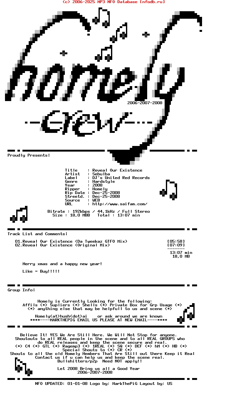 Sebulba_-_Reveal_Our_Existence-(DJURED020)-WEB-2008-Homely