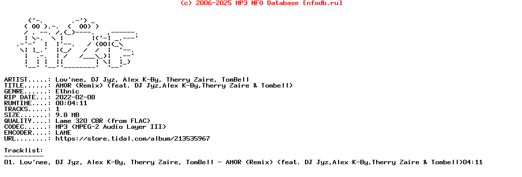 Lovnee_Dj_Jyz_Alex_K-By_Therry_Zaire_Tombell-Amor_(REMIX)_(FEAT_DJ_JYZALEX_K-BYTHERRY_ZAIRE_AND_TOMBELL)-Single-WEB-FR-2022