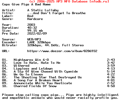 A_Static_Lullaby-...And_Dont_Forget_To_Breathe-WEB-2003