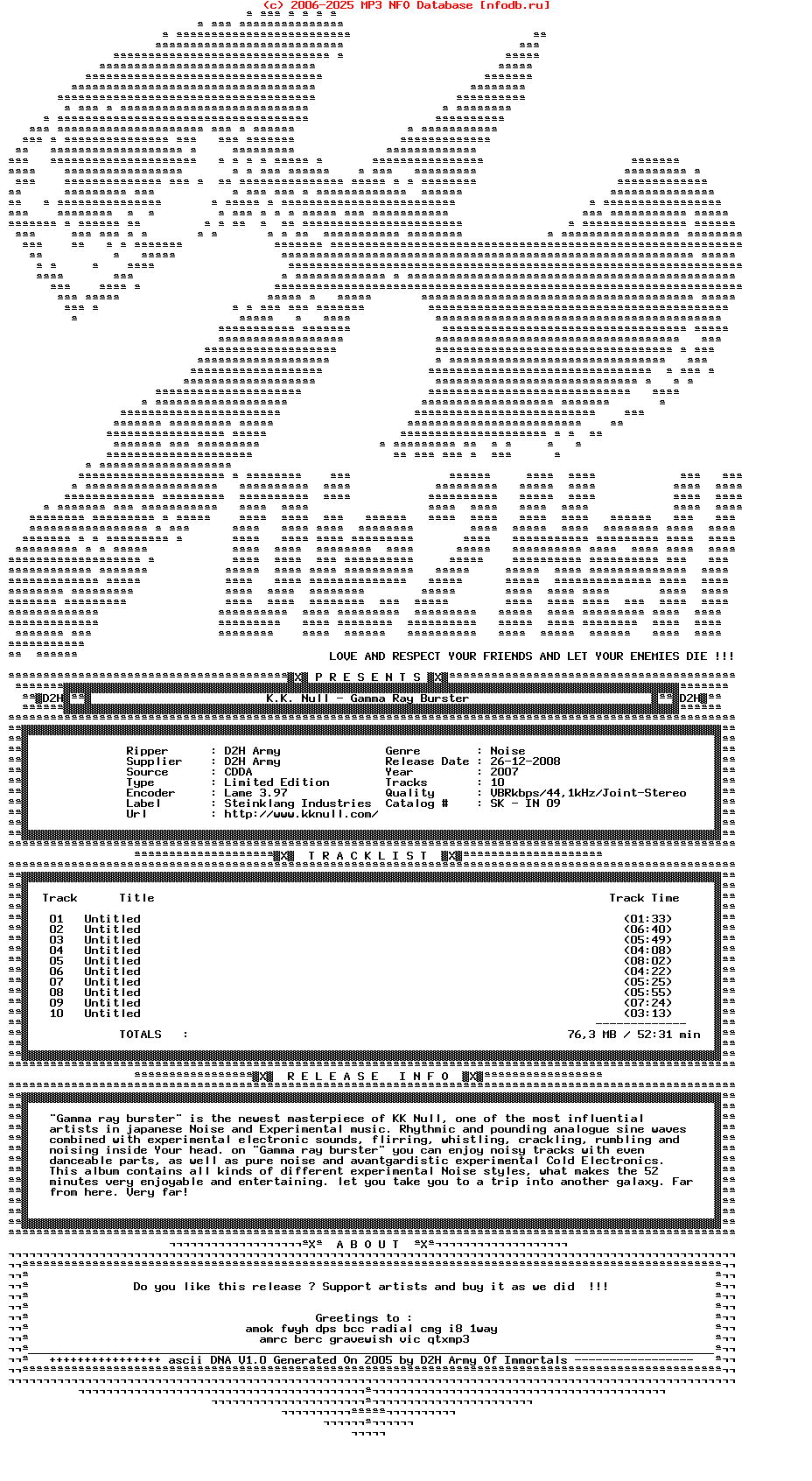 Kk_Null-Gamma_Ray_Burster-Limited_Edition-2007