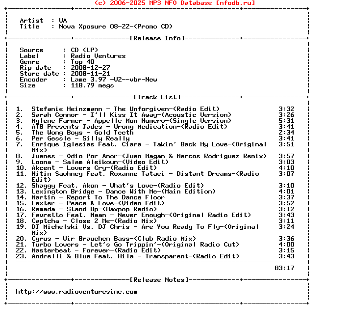 VA-Nova_Xposure_08-22-(PROMO_CD)-2008