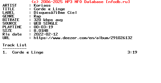 Koriass-Corde_A_Linge-Single-WEB-FR-2022-Guests