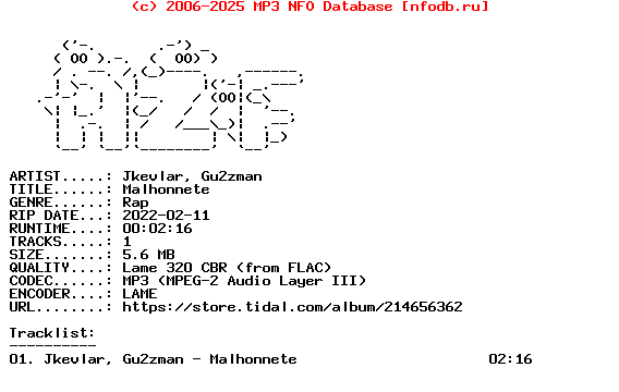 Jkevlar_Gu2Zman-Malhonnete-Single-WEB-FR-2022