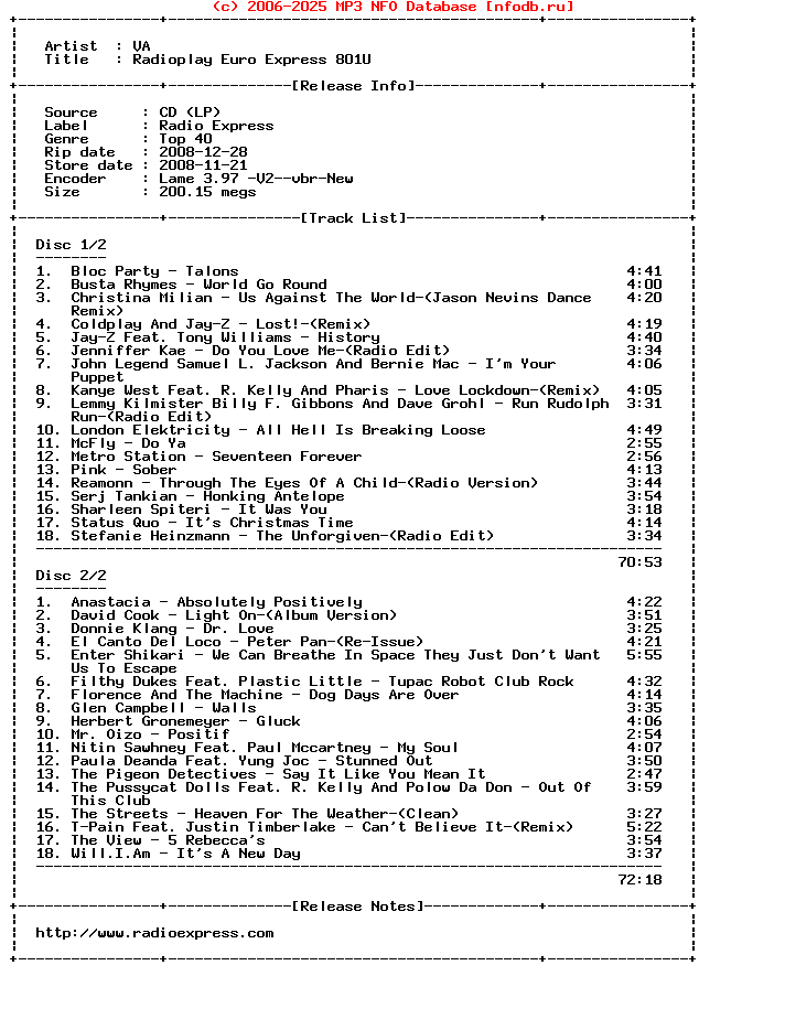 VA-Radioplay_Euro_Express_801U-2CD-2008