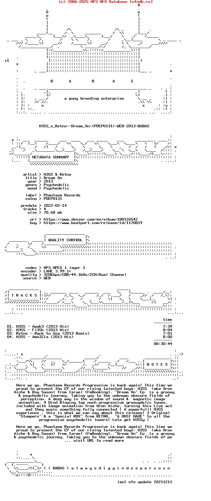 M3Ss_X_Retno--Dream_On-(PDEP0131)-WEB-2013-BABAS