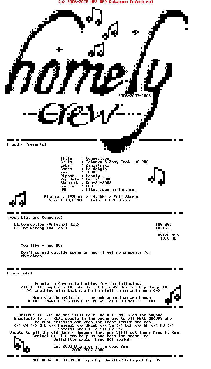 Tatanka_And_Zany_Feat._Mc_Dv8_-_Connection-(DJUZ015)-WEB-2008-Homely