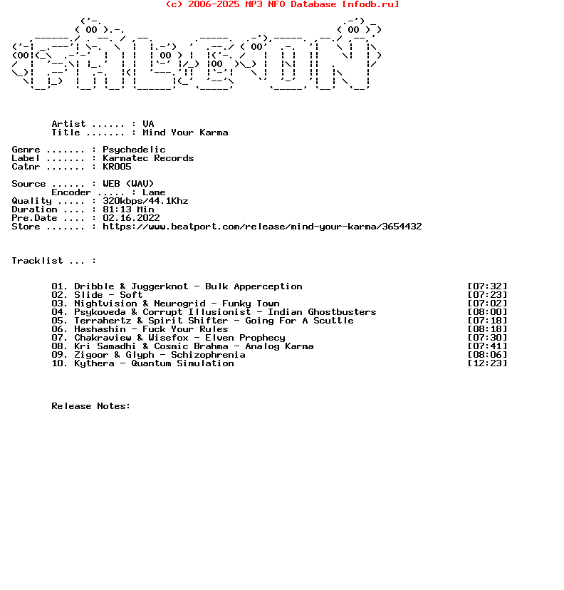 VA-Mind_Your_Karma-(KR005)-WEB-2022-FALCON