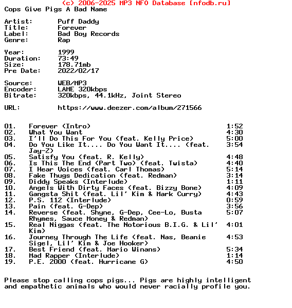 Puff_Daddy-Forever-WEB-1999