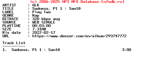 Glk-Sadness_Pt_1_Sante-Single-WEB-FR-2022-Guests