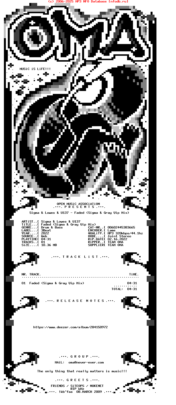 Sigma_And_Lowes_And_U137--Faded_(SIGMA_AND_GRAY_VIP_MIX)-Single-WEB-2022-OMA