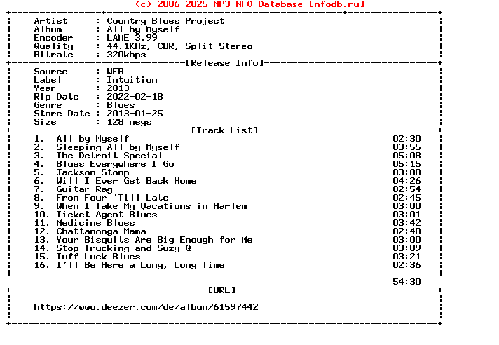 Country_Blues_Project-All_By_Myself-WEB-2013-Terse