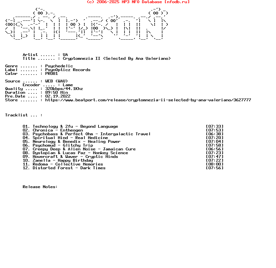 VA-Cryptomnezia_Ii_Selected_By_Ana_Valeriano-(PR081)-WEB-2022-FALCON