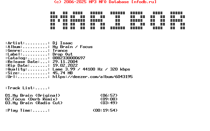 Dj_Isaac_-_My_Brain__Focus-(0882330000697)-WEB-2004-Maribor