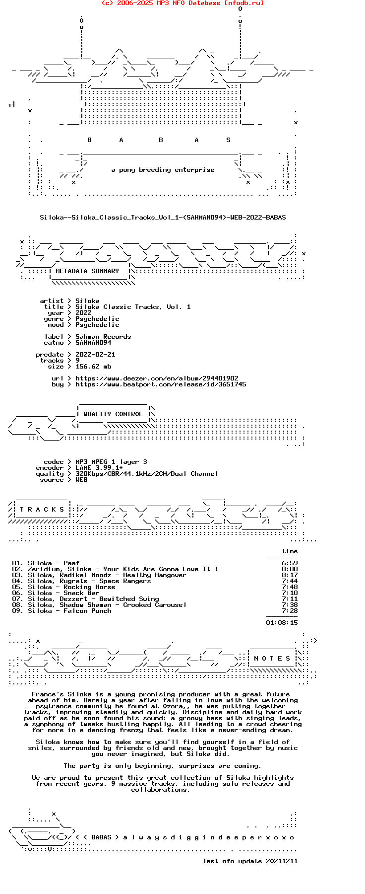Siloka--Siloka_Classic_Tracks_Vol_1-(SAHMAN094)-WEB-2022-BABAS