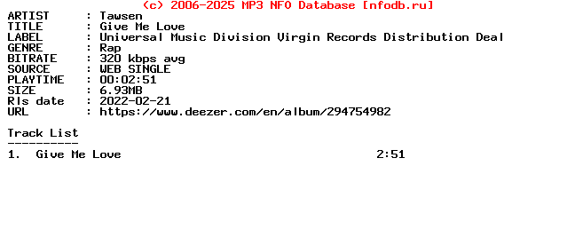 Tawsen-Give_Me_Love-Single-WEB-FR-2022-Guests